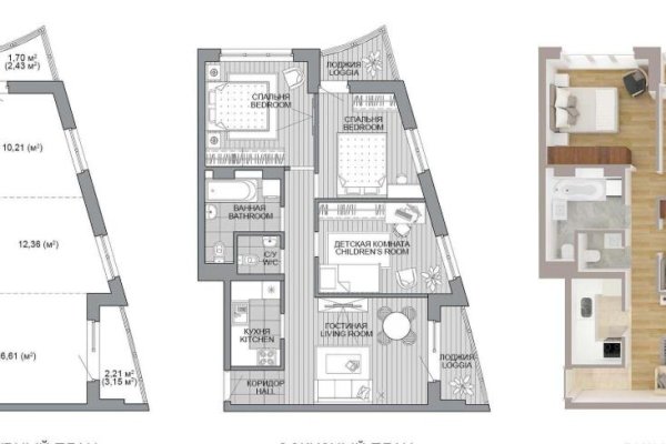4-комнатная квартира по адресу Леонида Щемелёва ул., д. 18 - фото 1