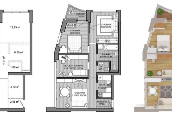 4-комнатная квартира по адресу Мира просп., д. 18 - фото 1