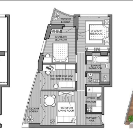 Фотография 4-комнатная квартира по адресу Мира просп., д. 18 - фото 1