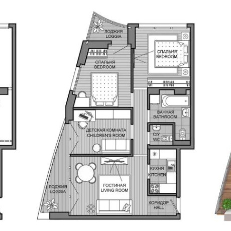 Фотография 4-комнатная квартира по адресу Мира просп., д. 18 - фото 1