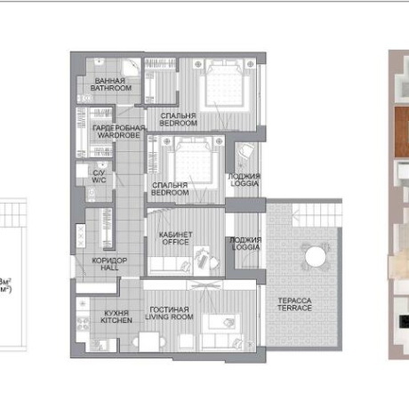 Фотография 4-комнатная квартира по адресу Савицкого ул., д. 1 - фото 1