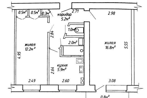 2-комнатная квартира по адресу Антоновская ул., д. 30 - фото 20