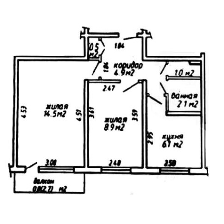 Фотография 2-комнатная квартира по адресу Надеждинская ул., д. 7 к. 1 - фото 13