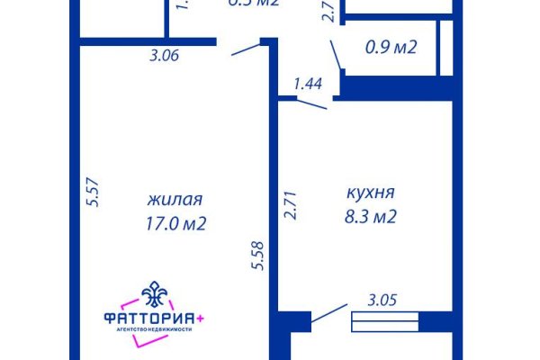 1-комнатная квартира по адресу Илимская ул., д. 43 - фото 2