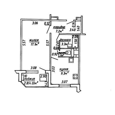 Фотография 1-комнатная квартира по адресу Рогачевская ул., д. 10 к. в - фото 17
