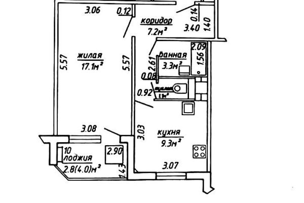 1-комнатная квартира по адресу Рогачевская ул., д. 10 к. в - фото 17
