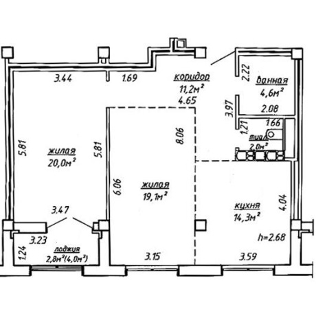 Фотография 2-комнатная квартира по адресу Скрыганова ул., д. 4 к. Б - фото 17