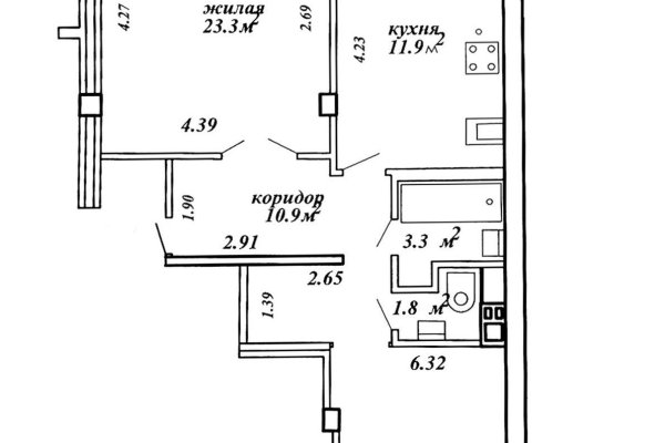 2-комнатная квартира по адресу Гаруна ул., д. 20 - фото 17