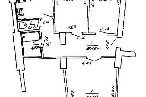 3-комнатная квартира по адресу Свердлова ул., д. 22 - фото 13