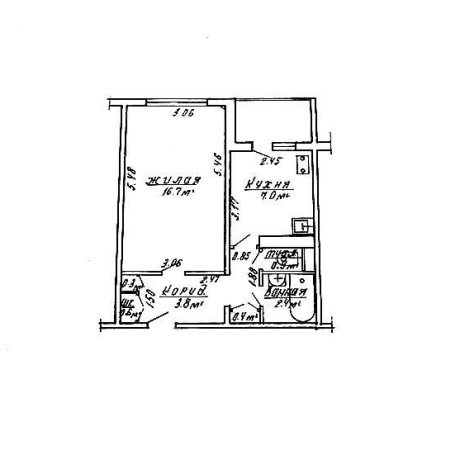 Фотография 1-комнатная квартира по адресу Якубовского ул., д. 34 - фото 20