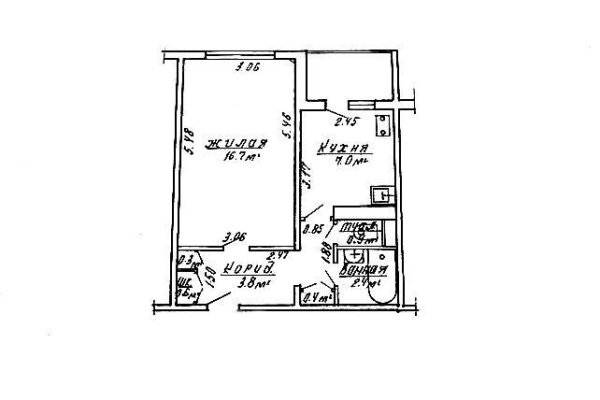 1-комнатная квартира по адресу Якубовского ул., д. 34 - фото 20