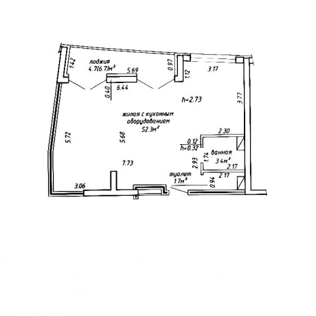 Фотография 3-комнатная квартира по адресу Мира просп., д. 1 - фото 16