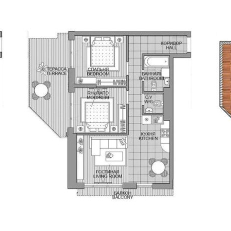 Фотография 3-комнатная квартира по адресу Левина ул., д. 7 - фото 2