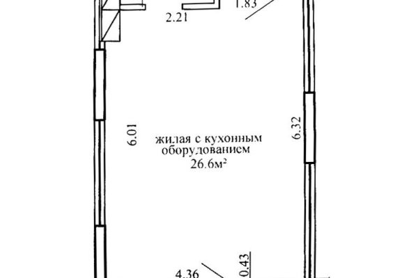 1-комнатная квартира по адресу Савицкого ул., д. 23 - фото 2