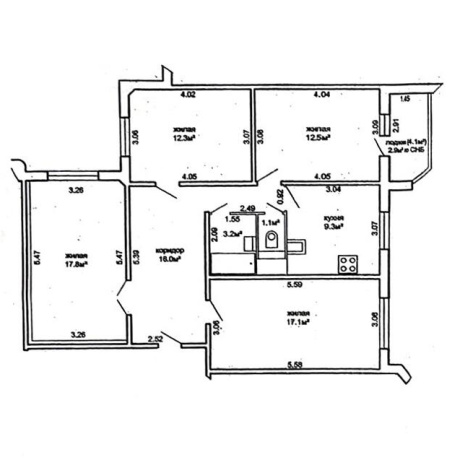 Фотография 4-комнатная квартира по адресу Брыля ул., д. 24 - фото 10