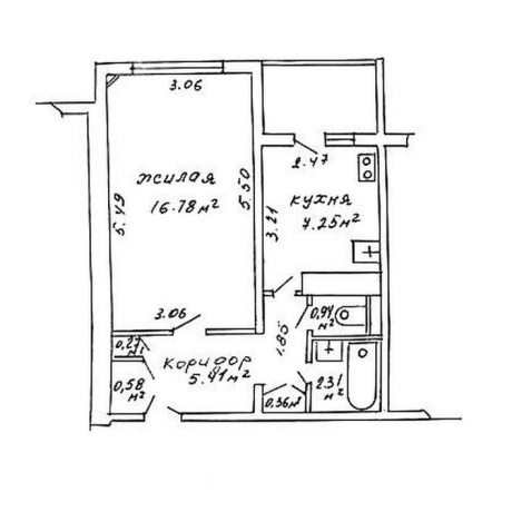 Фотография 1-комнатная квартира по адресу Ротмистрова ул., д. 32 - фото 14