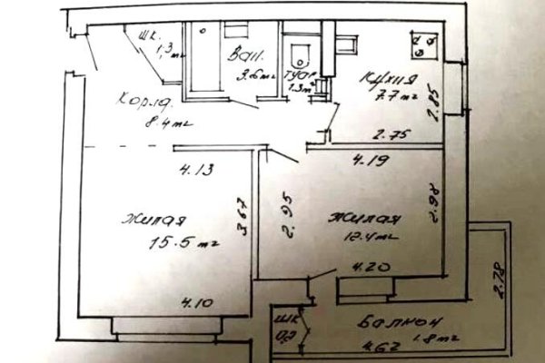 2-комнатная квартира по адресу Победителей просп., д. 47 к. 1 - фото 20