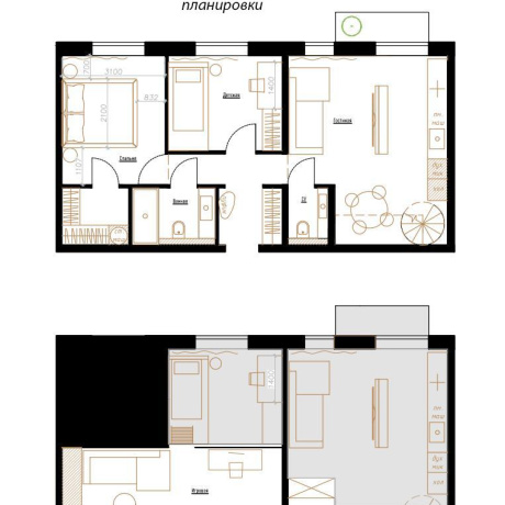 Фотография 2-комнатная квартира по адресу Лавандовая ул., д. 7 - фото 10