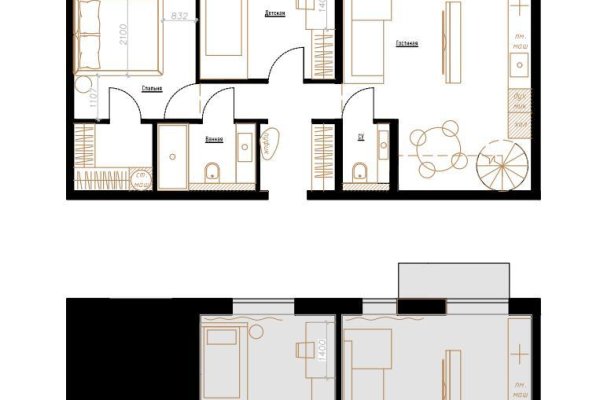 2-комнатная квартира по адресу Лавандовая ул., д. 7 - фото 10