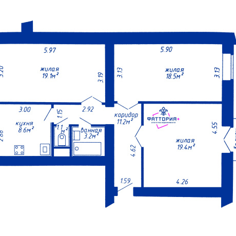 Фотография 3-комнатная квартира по адресу Долгобродская ул., д. 11 - фото 10