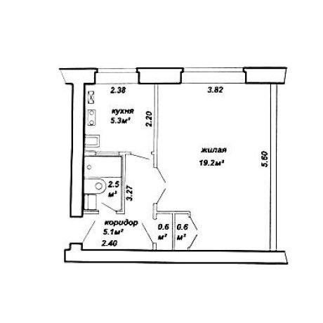 Фотография 1-комнатная квартира по адресу Первомайская ул., д. 22 к. 1 - фото 9