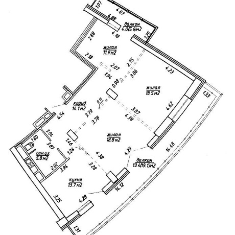 Фотография 3-комнатная квартира по адресу Кальварийская ул., д. 16 - фото 19