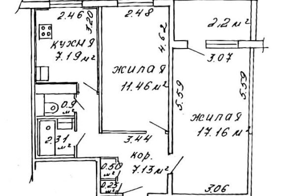 2-комнатная квартира по адресу Казинца ул., д. 76 - фото 8