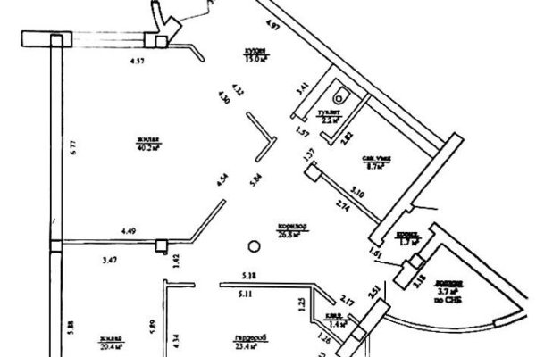 2-комнатная квартира по адресу Ваньковича ул., д. 55 - фото 15