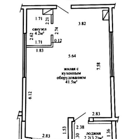Фотография 2-комнатная квартира по адресу Леонида Щемелёва ул., д. 18 - фото 19