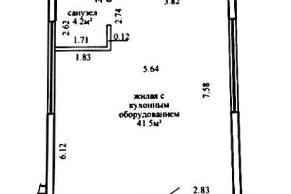 2-комнатная квартира по адресу Леонида Щемелёва ул., д. 18 - фото 19