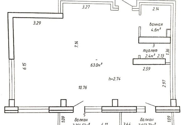 3-комнатная квартира по адресу Кутузова ул., д. 1 - фото 5