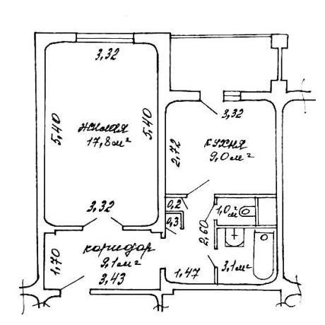 Фотография 1-комнатная квартира по адресу Рогачевская ул., д. 9 - фото 10