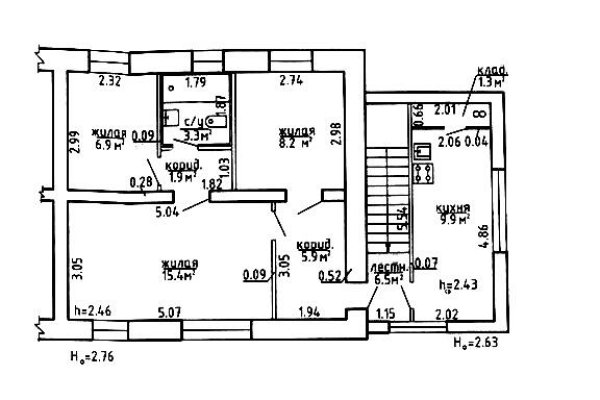 3-комнатная квартира по адресу Октябрьская ул., д. 72 - фото 14