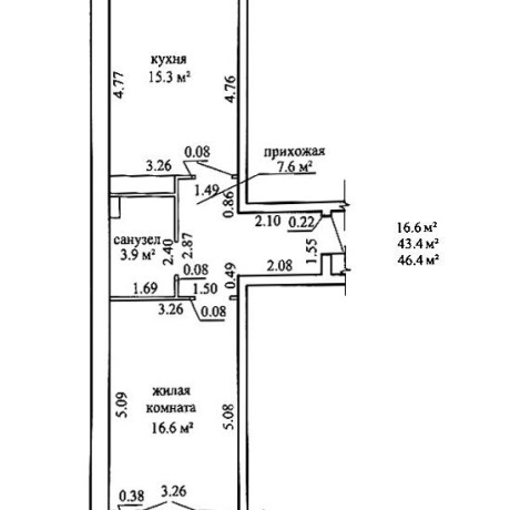 Фотография 1-комнатная квартира по адресу Авиаторов ул., д. 41 к. А - фото 13
