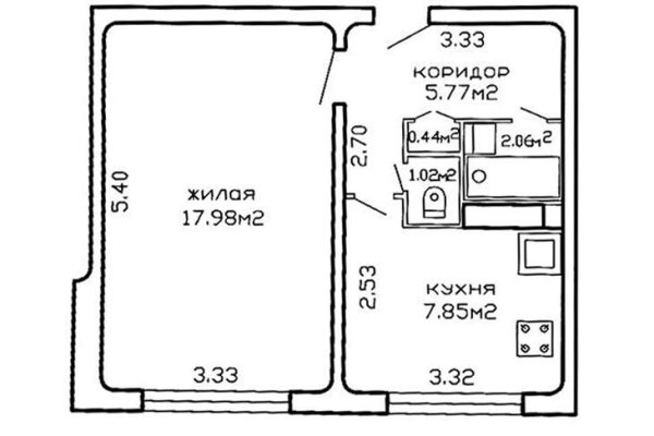 1-комнатная квартира по адресу Брестская ул., д. 72 - фото 20