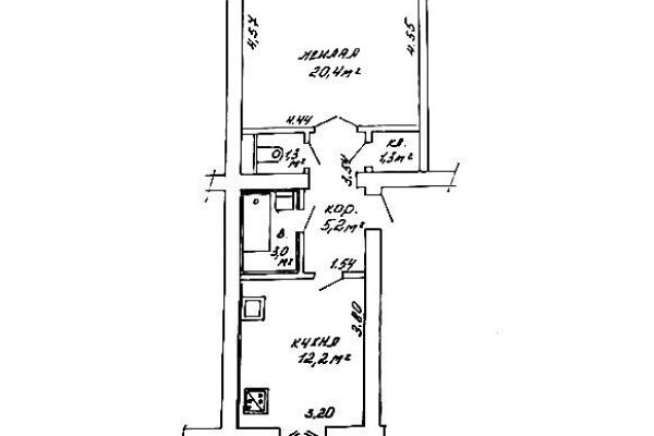 1-комнатная квартира по адресу Плеханова ул., д. 37 - фото 16