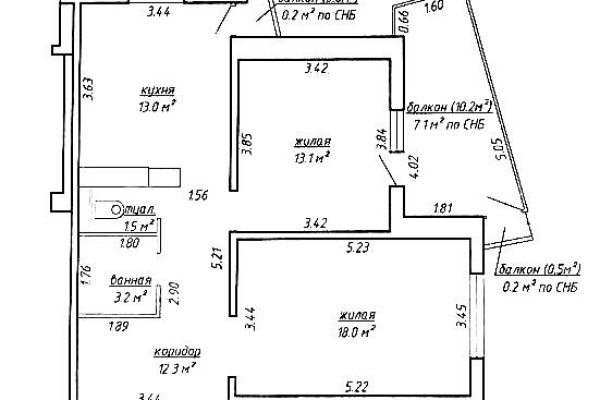 2-комнатная квартира по адресу Разинская ул., д. 62 - фото 10