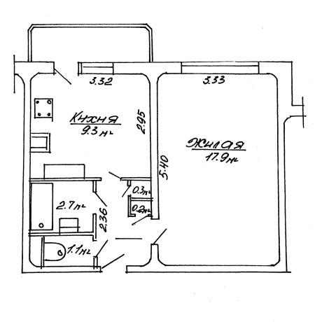 Фотография 1-комнатная квартира по адресу Вышелесского пер., д. 17 - фото 19