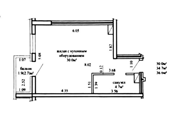 2-комнатная квартира по адресу Игоря Лученка ул., д. 8 - фото 17