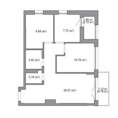 Фотография 4-комнатная квартира по адресу Жореса Алфёрова ул., д. 8 - фото 3