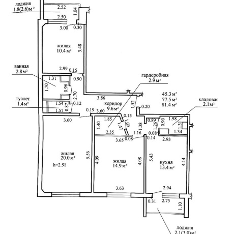 Фотография 3-комнатная квартира по адресу Троицкая ул., д. 29 к. А - фото 20