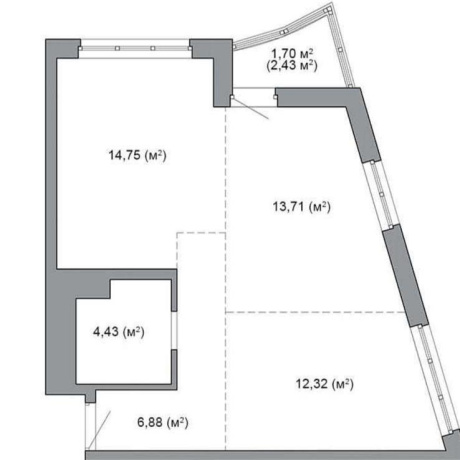 Фотография 3-комнатная квартира по адресу Леонида Щемелёва ул., д. 30 - фото 15