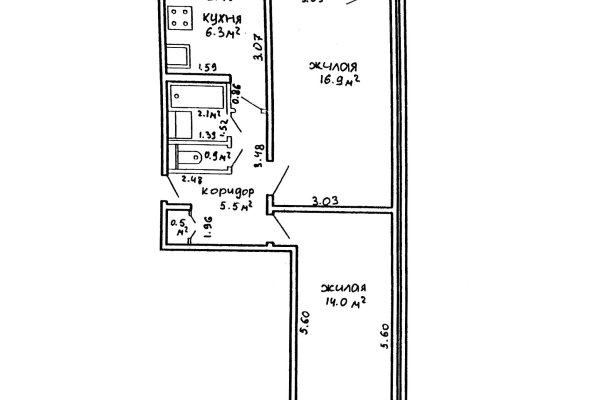 2-комнатная квартира по адресу Ландера ул., д. 28 - фото 7