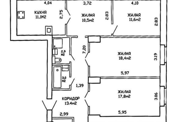 4-комнатная квартира по адресу Кирова ул., д. 3 - фото 2