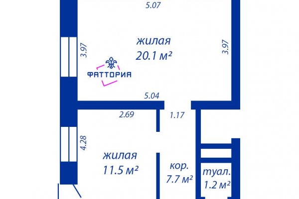 3-комнатная квартира по адресу Партизанский просп., д. 45 - фото 16