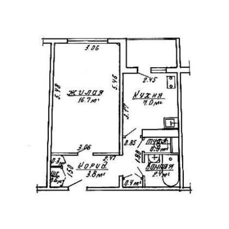 Фотография 1-комнатная квартира по адресу Якубовского ул., д. 34 - фото 20