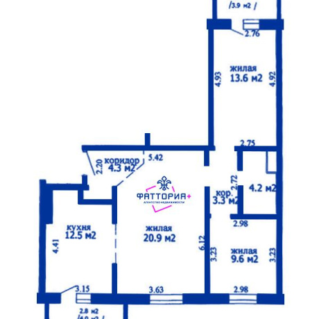 Фотография 3-комнатная квартира по адресу Фабричная ул., д. 30 - фото 2