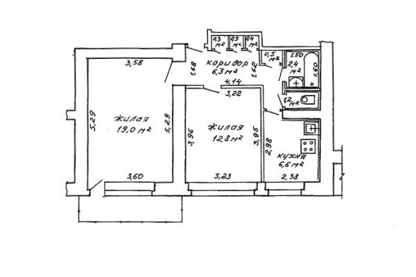 2-комнатная квартира по адресу Захарова ул., д. 72 - фото 9