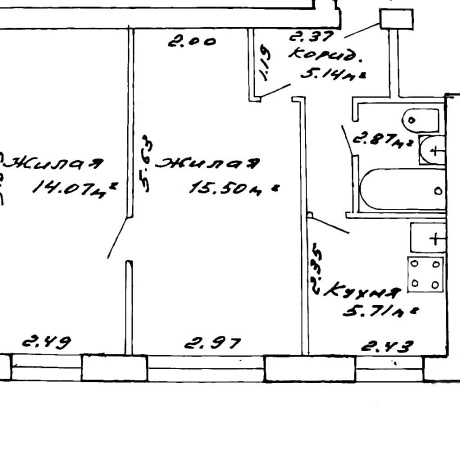 Фотография 2-комнатная квартира по адресу Шабаны ул., д. 3 - фото 10