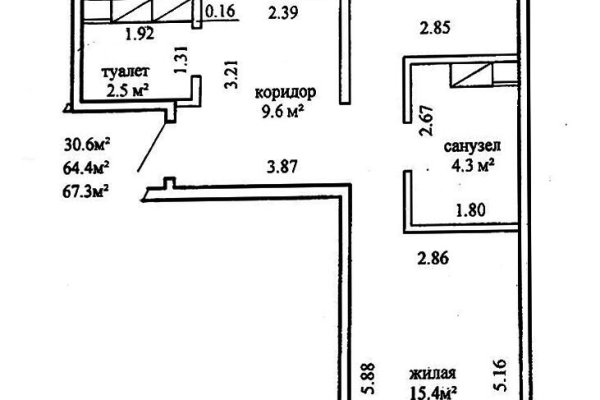 2-комнатная квартира по адресу Семашко ул., д. 4 к. В - фото 20